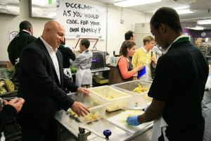 Tom Colicchio Visits DC Central Kitchen. Photo courtesy of Flickr