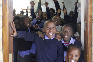 Schoolchildren in South Africa. Photo by Godot13