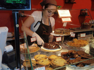 Jacques Torres counter. Photo by Rachel Kramer Bussel