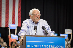 Bernie Sanders at a rally in New Orleans, Louisiana, July 26, 2015. Photo by Nick Solari