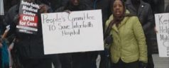 Residents Protest Closure of Interfaith Medical Center