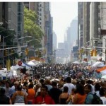 tourists in New York