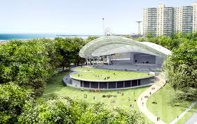 amphitheater in asser levy park