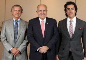 Pedro Zaragoza and Rudy Giuliani