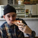 Colin Hagendorf Eating Pizza