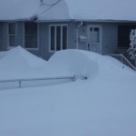 Snow in Milford Connecticut from Nemo